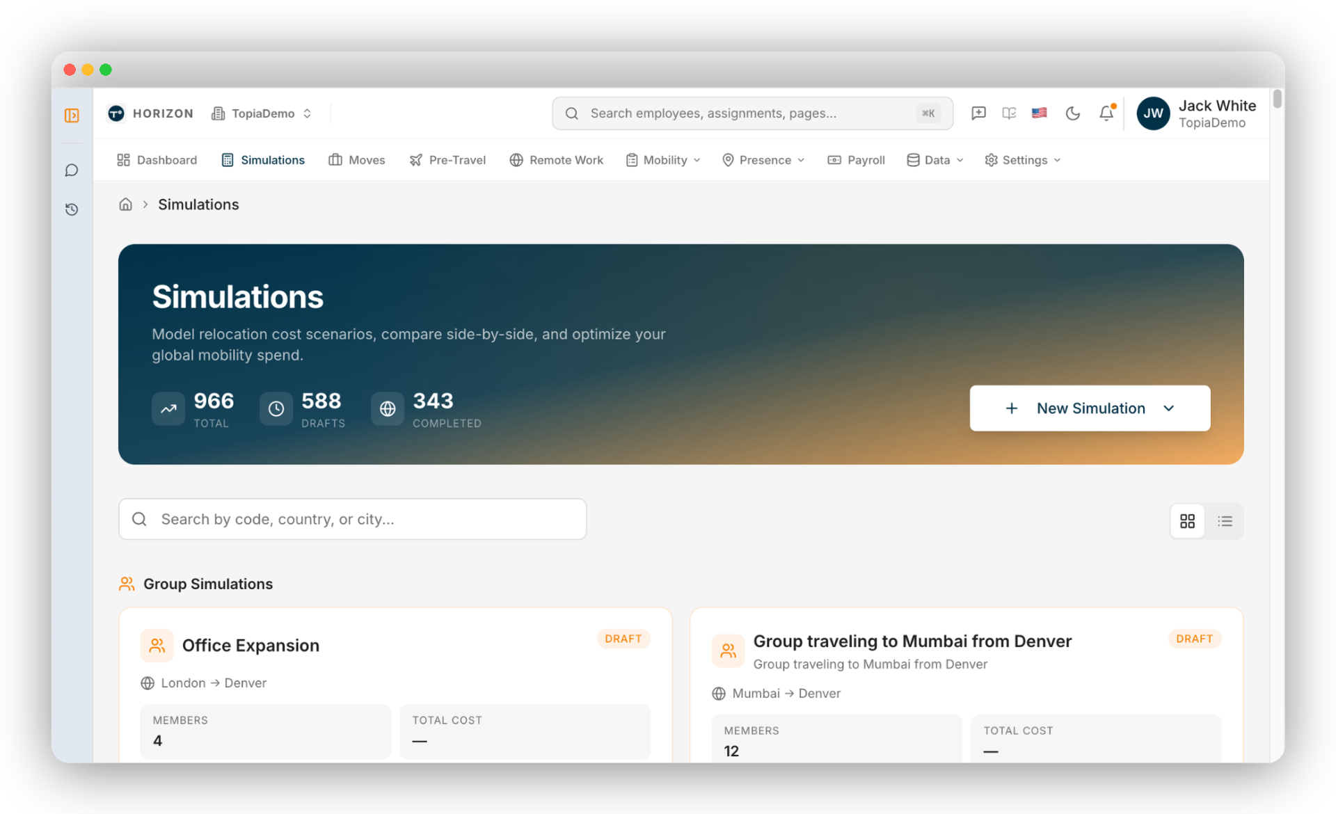 Assignment cost modeling and approval workflow preview