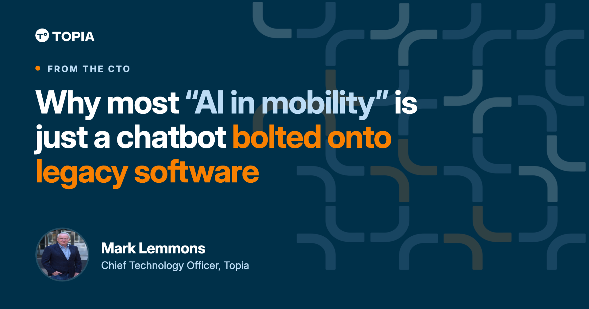 Why most "AI in mobility" is just a chatbot bolted onto legacy software